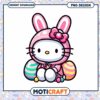 Hello Kitty Easter Bunny PNG