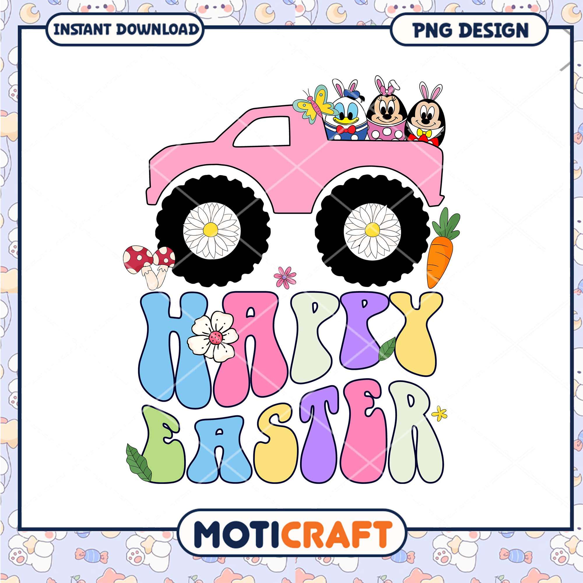 Happy Easter Monster Truck PNG Happy Easter Monster Truck PNG