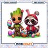 Groot & Rocket Easter PNG Download