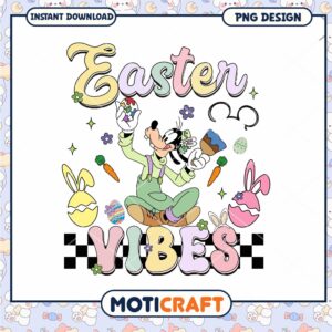 Goofy Easter Vibes PNG Design