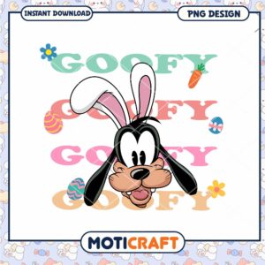 Goofy Easter Bunny PNG Design