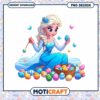 Elsa Easter Eggs PNG Design Download