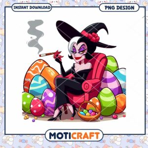 Easter Witch PNG Instant Download