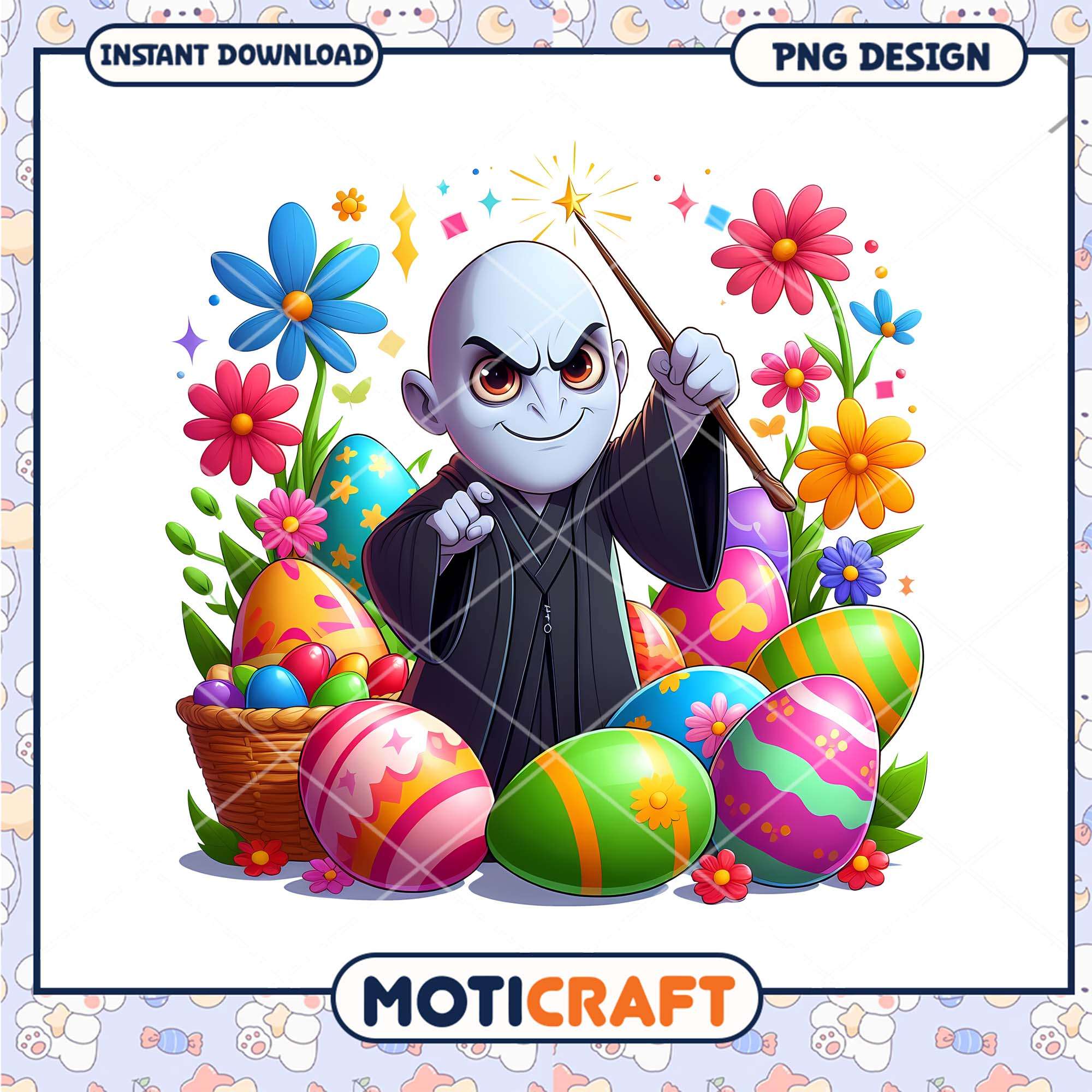 Easter Voldemort PNG Design Download Easter Voldemort PNG Design Download