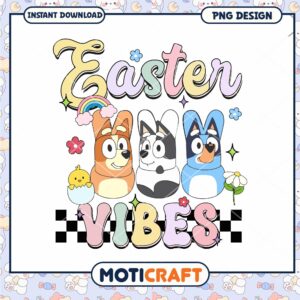Easter Vibes Cute Dog Themed PNG Design Download Easter Vibes Cute Dog Themed PNG Design Download