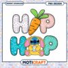Easter Stitch Hop PNG Design