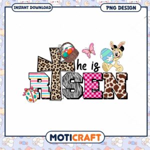 Easter PNG Design He is Risen