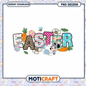 Easter PNG Design Cute Mickey Mouse