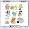 Easter PNG Bundle Cute Cartoon Characters