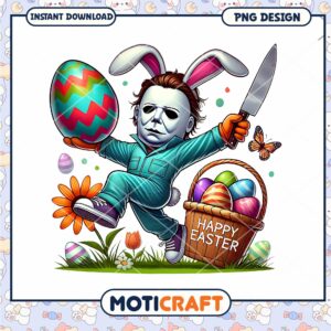 Easter Michael Myers PNG Sublimation