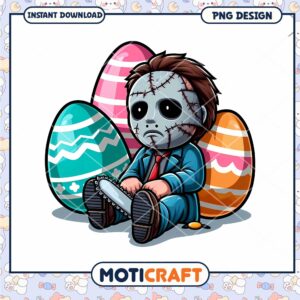 Easter Leatherface PNG Design