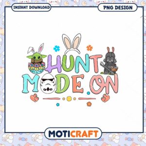 Easter Hunt PNG Star Wars Baby Yoda Design