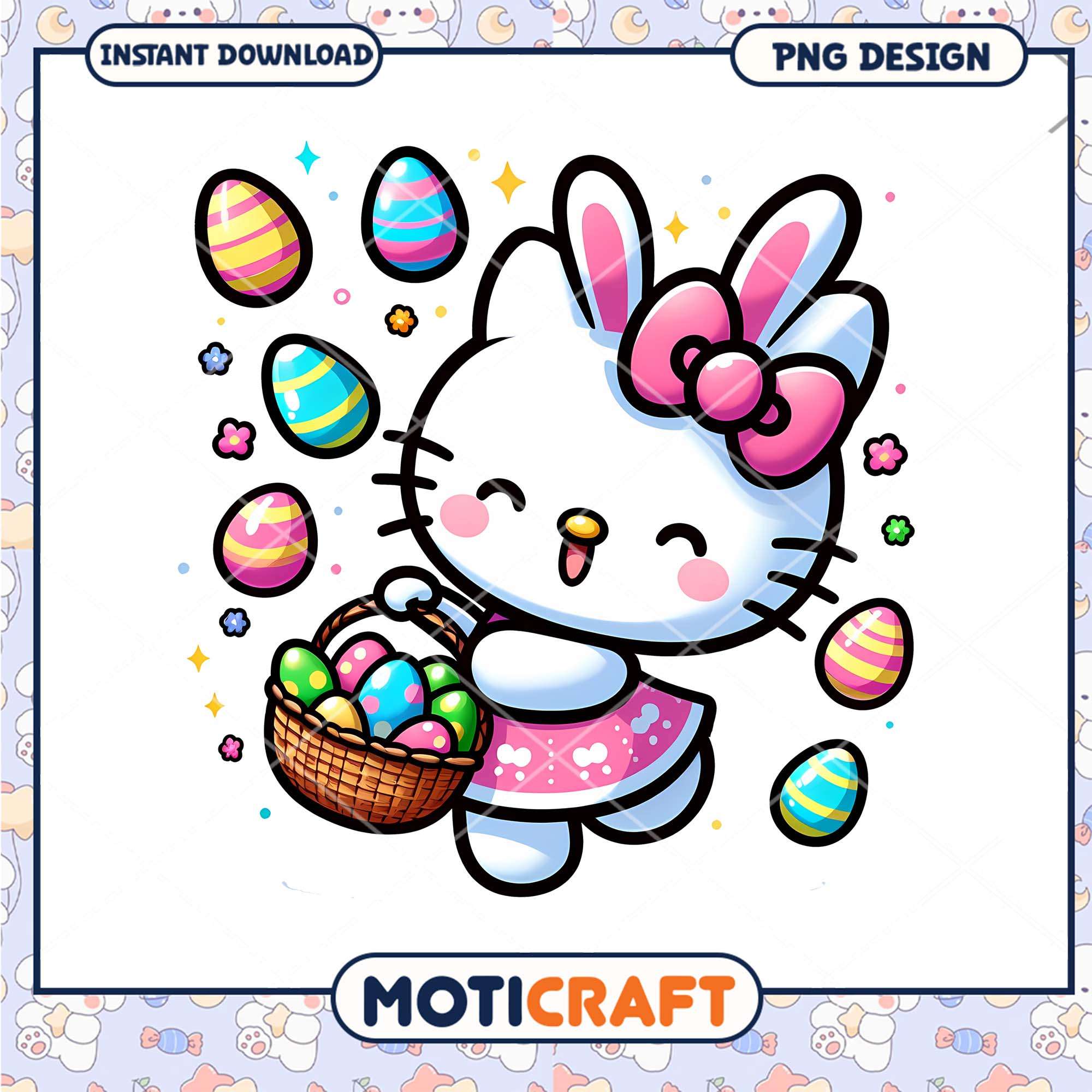 Easter Hello Kitty PNG Download Easter Hello Kitty PNG Download