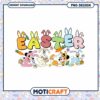 Easter Fun PNG Design with Cute Characters and Bunnies