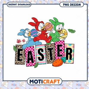 Easter Ducks PNG Design Instant Download