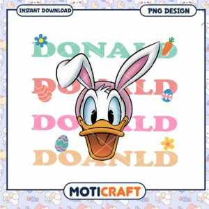 Easter Donald Duck PNG Design
