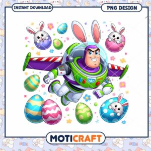 Buzz Lightyear Easter PNG Design