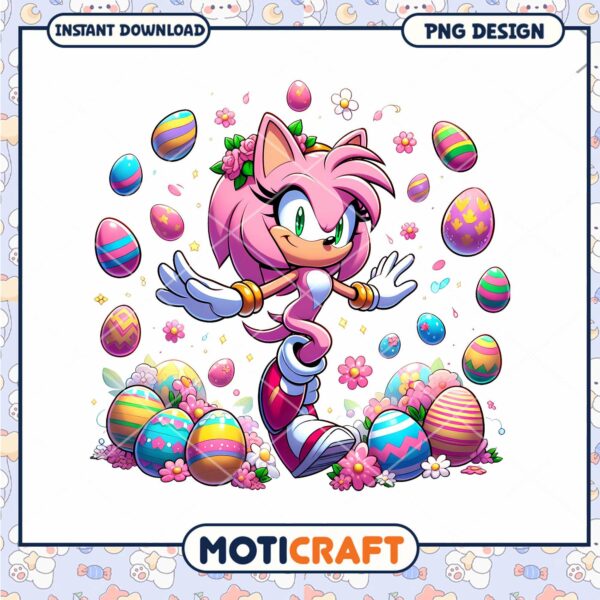 Amy Rose Easter PNG Download