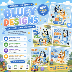 Moticraft 7 Bluey